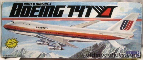 MPC 1/144 Boeing 747 United Airlines, 1-4752 plastic model kit